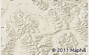 Shaded Relief Map of the area around 67° 49' 45" N, 138° 37' 30" E