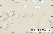 Shaded Relief Map of the area around 67° 49' 45" N, 140° 10' 30" W