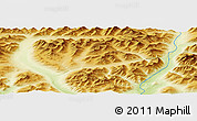 Physical Panoramic Map of the area around 67° 49' 45" N, 151° 13' 29" W