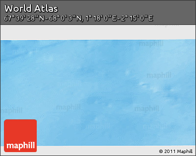 Physical 3D Map of the Area around 67° 49' 45" N, 1° 46' 29" E