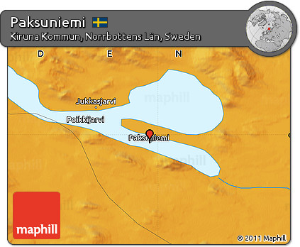 Political Map of Paksuniemi