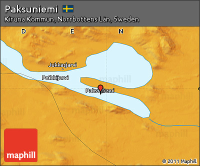 Political Map of Paksuniemi