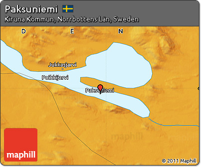 Political Map of Paksuniemi