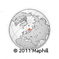 Outline Map of the Area around 67° 49' 45" N, 27° 16' 29" E, rectangular outline