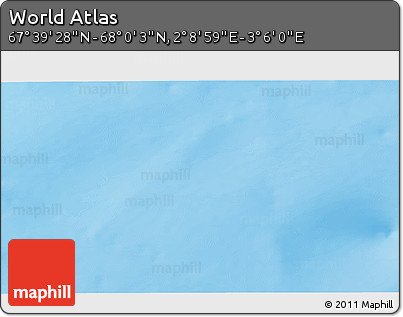 Physical 3D Map of the Area around 67° 49' 45" N, 2° 37' 30" E