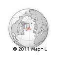 Outline Map of the Area around 67° 49' 45" N, 33° 55' 29" W, rectangular outline
