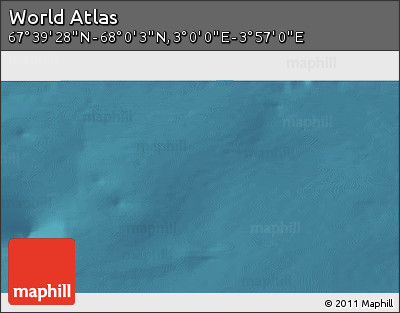 Satellite 3D Map of the Area around 67° 49' 45" N, 3° 28' 30" E