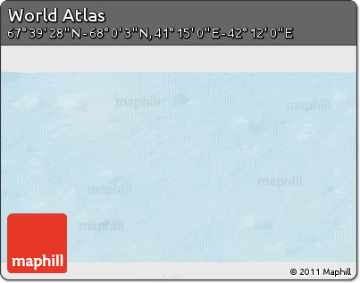 Physical 3D Map of the Area around 67° 49' 45" N, 41° 43' 30" E