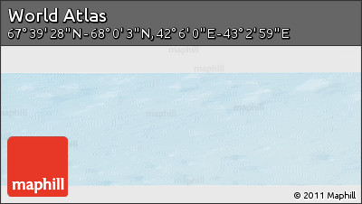 Physical Panoramic Map of the Area around 67° 49' 45" N, 42° 34' 30" E