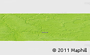 Physical Panoramic Map of the area around 67° 49' 45" N, 58° 43' 30" E