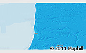 Political 3D Map of the area around 67° 49' 45" N, 74° 52' 30" E