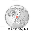Outline Map of the Area around 67° 49' 45" N, 9° 25' 30" E, rectangular outline