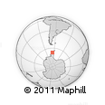 Outline Map of the Area around 67° 0' 16" S, 66° 13' 29" W, rectangular outline