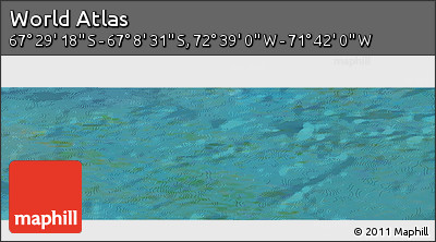 Satellite Panoramic Map of the Area around 67° 18' 54" S, 72° 10' 30" W