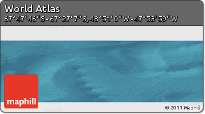 Satellite Panoramic Map of the Area around 67° 37' 27" S, 48° 22' 30" W