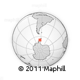 Outline Map of the Area around 67° 37' 27" S, 64° 31' 30" W, rectangular outline
