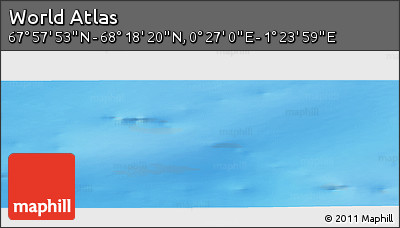 Physical Panoramic Map of the Area around 68° 8' 7" N, 0° 55' 29" E