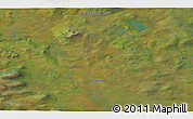 Satellite 3D Map of the area around 68° 8' 7" N, 101° 13' 29" E