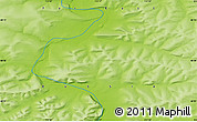 Physical Map of the area around 68° 8' 7" N, 112° 16' 30" E