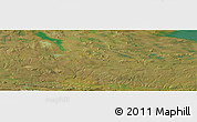 Satellite Panoramic Map of the area around 68° 8' 7" N, 117° 13' 29" W