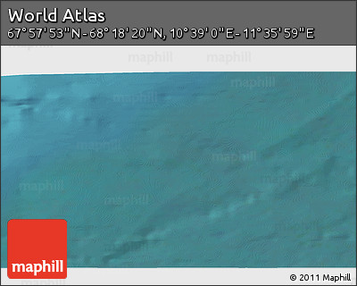 Satellite 3D Map of the Area around 68° 8' 7" N, 11° 7' 30" E