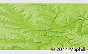 Physical 3D Map of the area around 68° 8' 7" N, 120° 46' 30" E