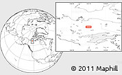 Blank Location Map of the area around 68° 8' 7" N, 123° 10' 30" W