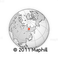 Outline Map of the Area around 68° 8' 7" N, 130° 7' 30" E, rectangular outline