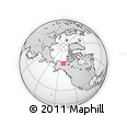 Outline Map of the Area around 68° 8' 7" N, 138° 28' 29" W, rectangular outline