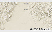 Shaded Relief 3D Map of the area around 68° 8' 7" N, 141° 10' 30" E