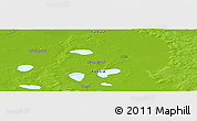 Physical Panoramic Map of the area around 68° 8' 7" N, 146° 16' 30" E