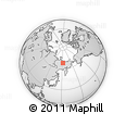 Outline Map of the Area around 68° 8' 7" N, 152° 13' 29" E, rectangular outline