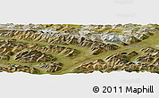Satellite Panoramic Map of Anaktuvuk Pass