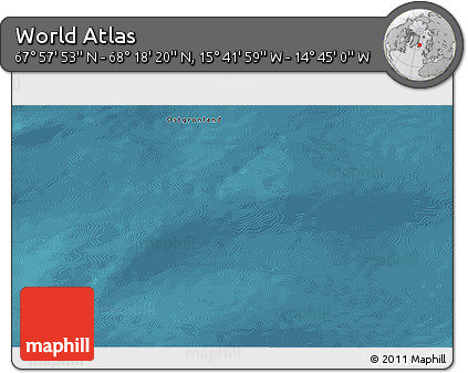 Satellite 3D Map of the Area around 68° 8' 7" N, 15° 13' 29" W