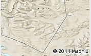 Shaded Relief Map of the area around 68° 8' 7" N, 17° 55' 29" E
