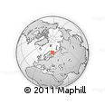 Outline Map of the Area around 68° 8' 7" N, 33° 13' 30" E, rectangular outline