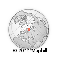 Outline Map of the Area around 68° 8' 7" N, 35° 46' 29" E, rectangular outline