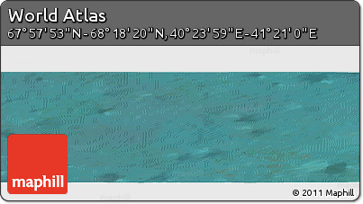 Satellite Panoramic Map of the Area around 68° 8' 7" N, 40° 52' 30" E
