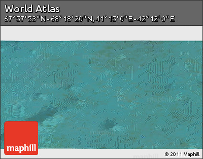 Satellite 3D Map of the Area around 68° 8' 7" N, 41° 43' 30" E