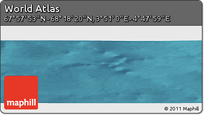 Satellite Panoramic Map of the Area around 68° 8' 7" N, 4° 19' 30" E