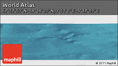 Satellite Panoramic Map of the Area around 68° 8' 7" N, 4° 19' 30" E