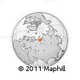 Outline Map of the Area around 68° 8' 7" N, 64° 40' 30" E, rectangular outline