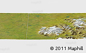Satellite Panoramic Map of the area around 68° 8' 7" N, 65° 31' 30" E