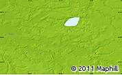 Physical Map of the area around 68° 8' 7" N, 69° 46' 30" E