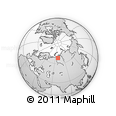 Outline Map of the Area around 68° 8' 7" N, 69° 46' 30" E, rectangular outline