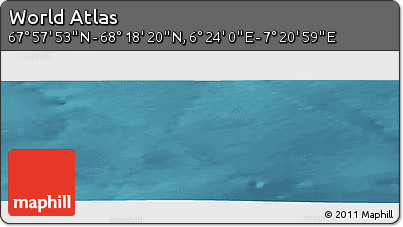 Satellite Panoramic Map of the Area around 68° 8' 7" N, 6° 52' 30" E