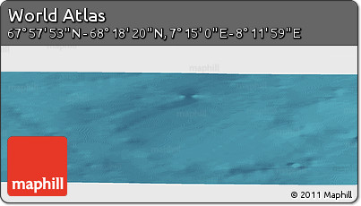 Satellite Panoramic Map of the Area around 68° 8' 7" N, 7° 43' 29" E