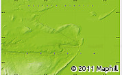 Physical Map of the area around 68° 8' 7" N, 87° 37' 30" E