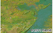 Satellite Map of the area around 68° 8' 7" N, 87° 37' 30" E