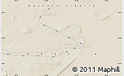 Shaded Relief Map of the area around 68° 8' 7" N, 87° 37' 30" E